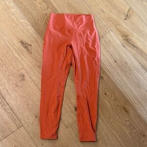 lululemon athletica High-Rise Leggings - Coral/Orange
